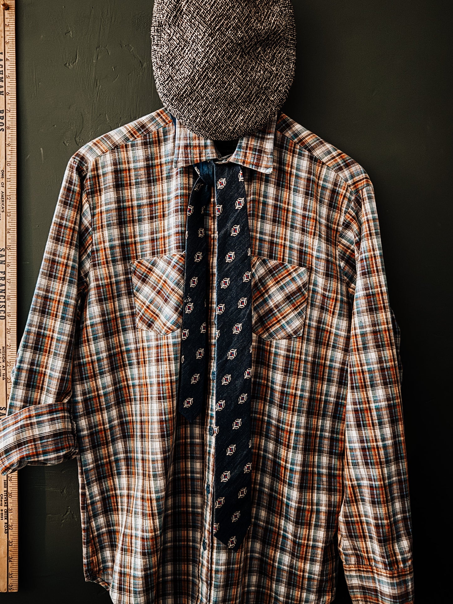 The Men's Shop JC Penney Plaid Flannel Shirt - Vintage