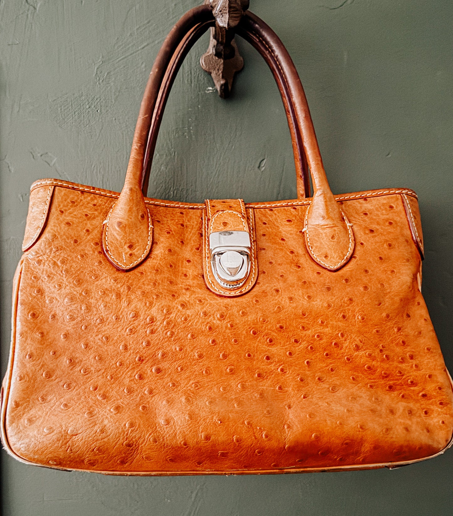 Vintage Dooney & Bourke Ostrich Purse