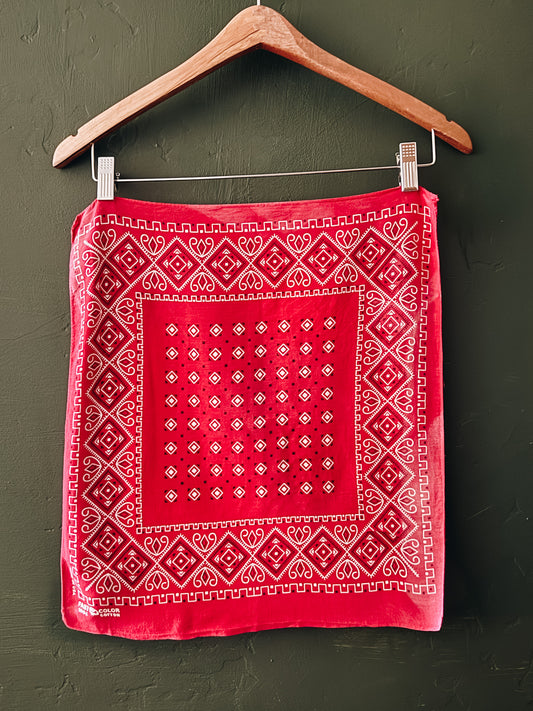 Vintage 1960s Fast Color Bandana