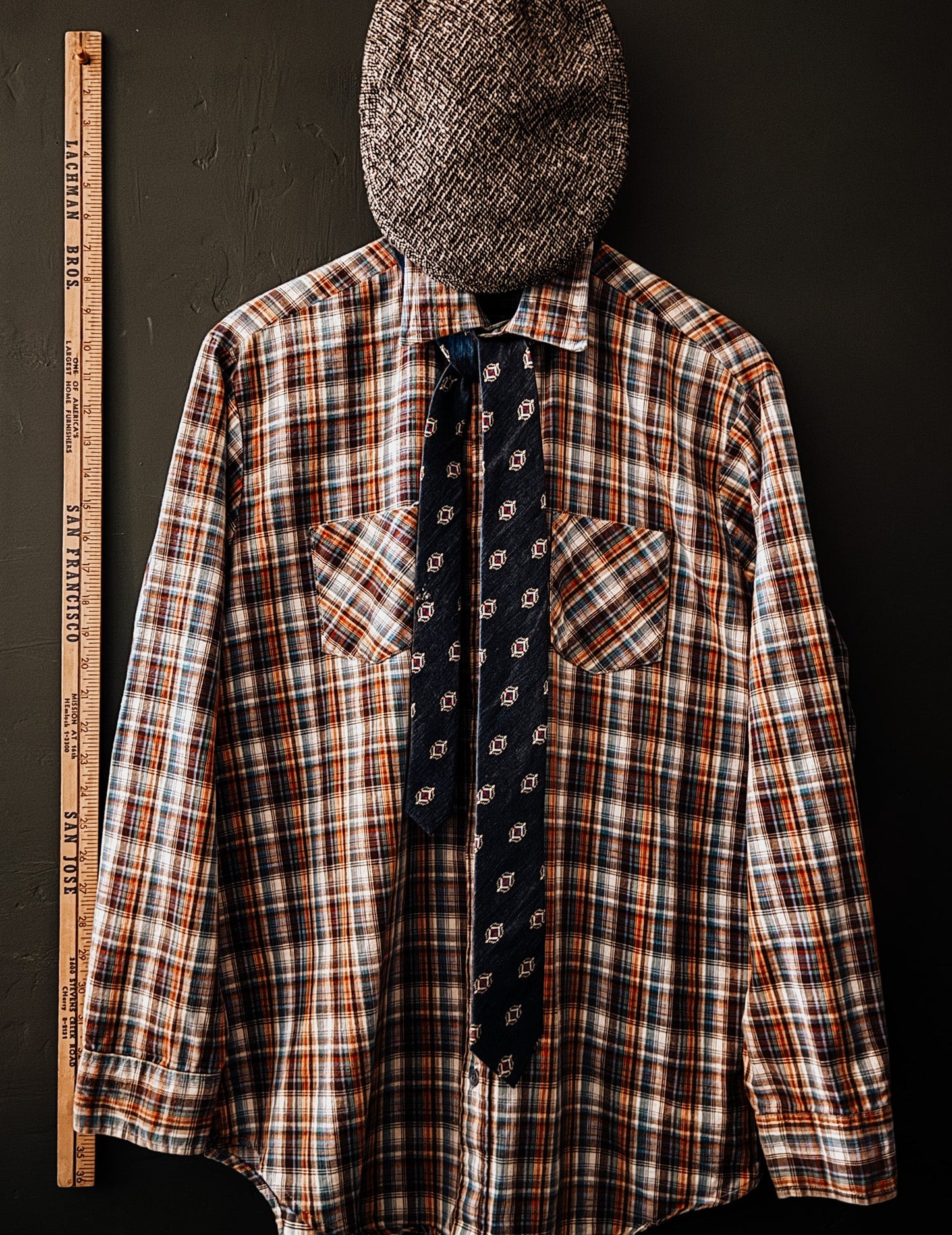 The Men's Shop JC Penney Plaid Flannel Shirt - Vintage