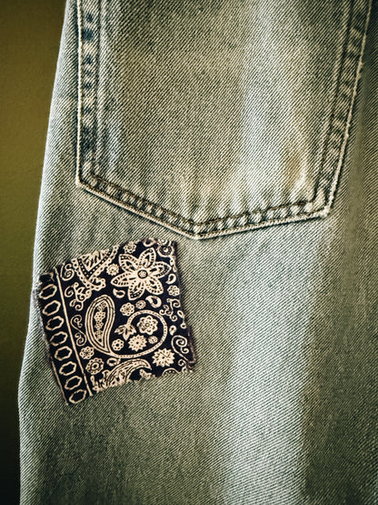 L.L. Bean Classic Fit Jeans – with Bandana Patch