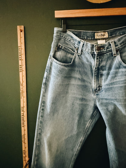 L.L. Bean Classic Fit Jeans – with Bandana Patch