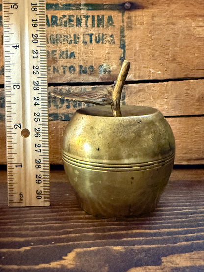 Brass Apple Bell – Vintage Patina