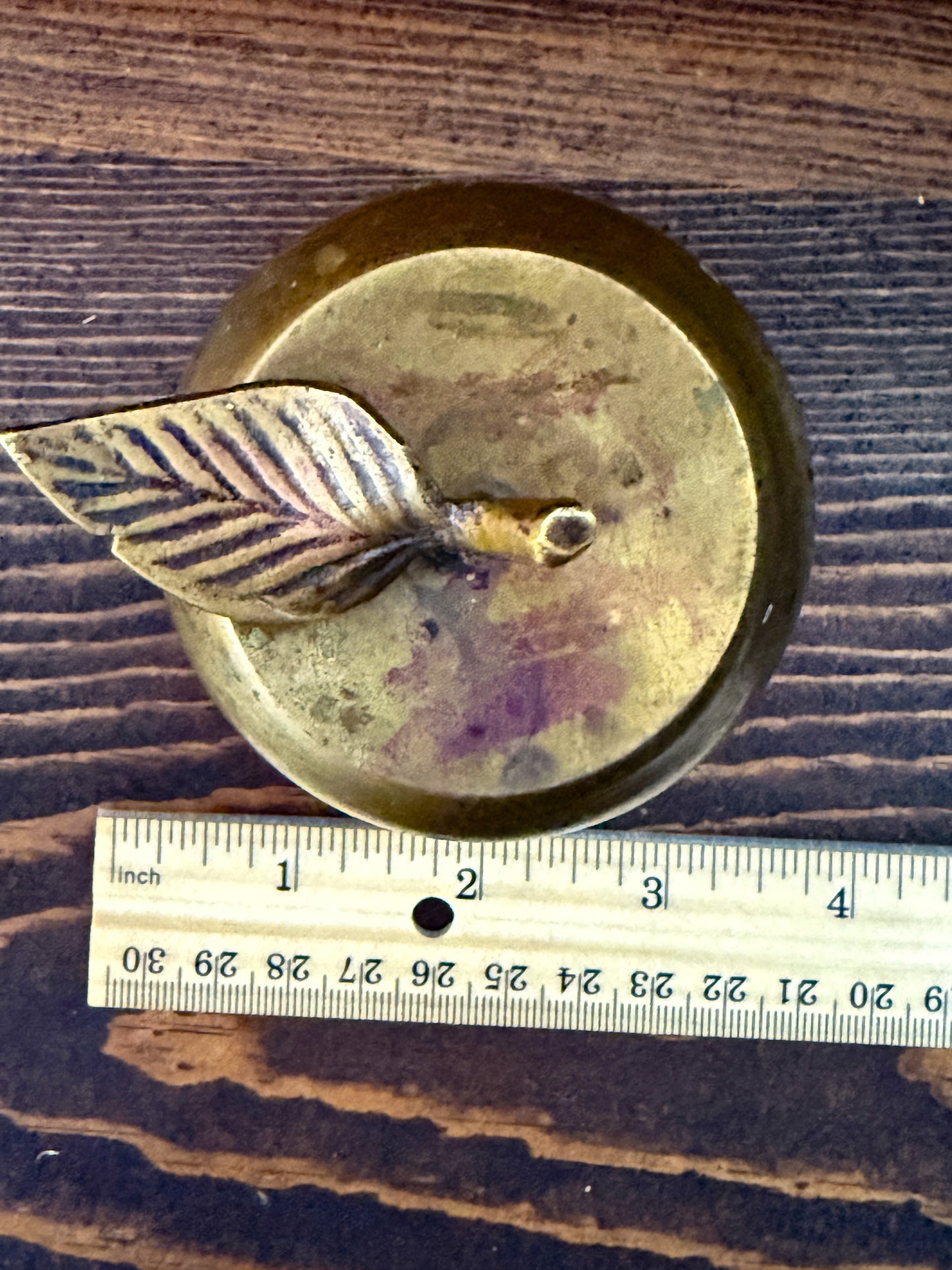 Brass Apple Bell – Vintage Patina