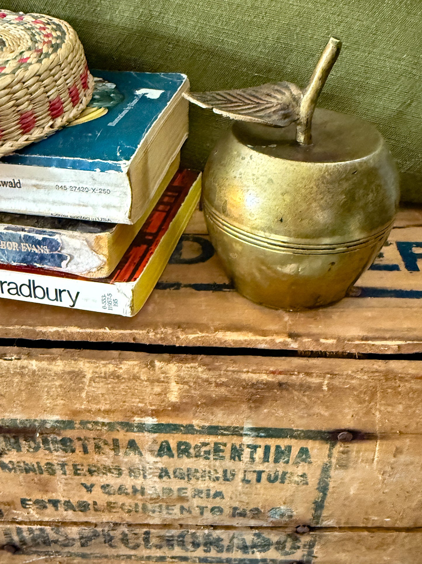 Brass Apple Bell – Vintage Patina