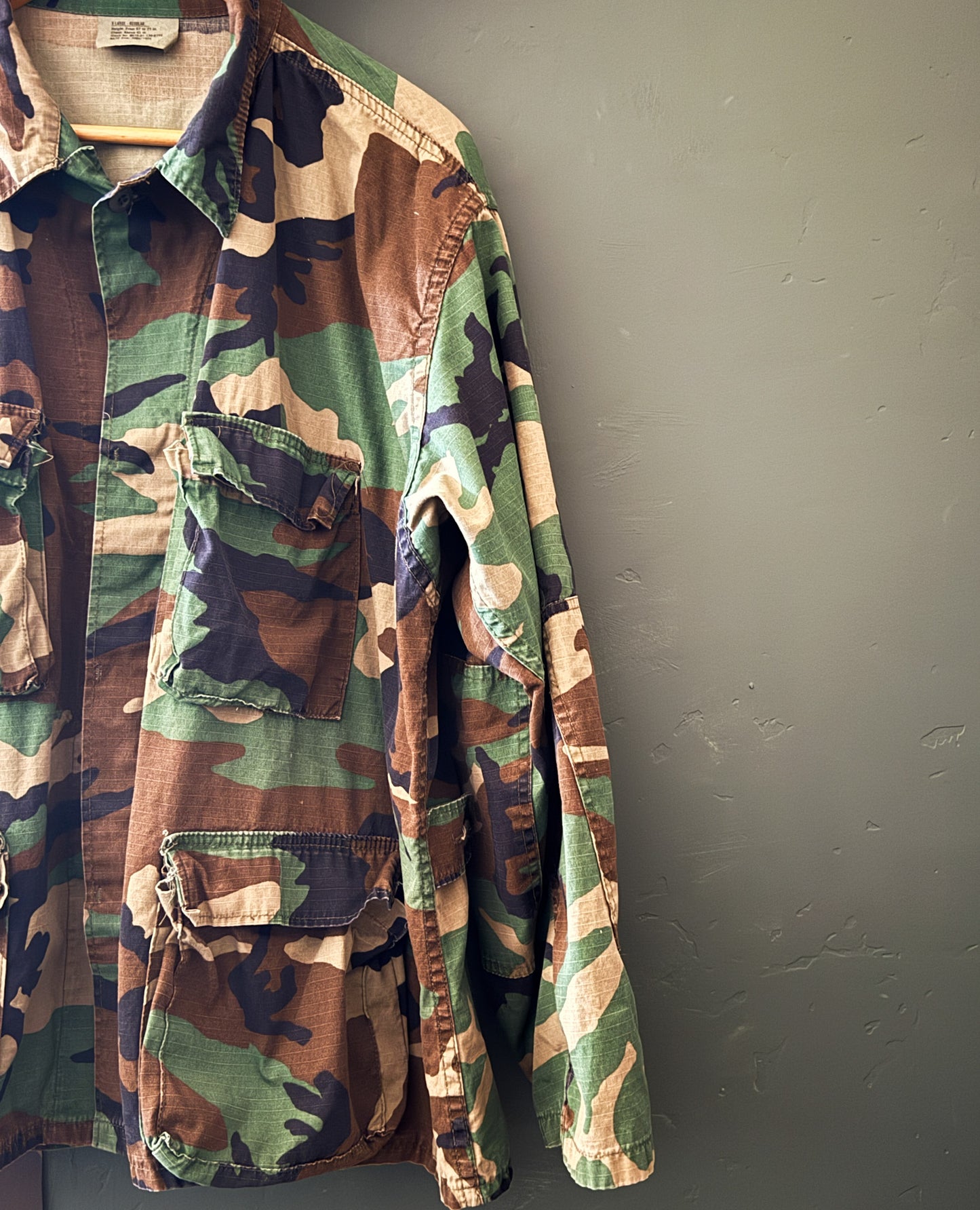 U.S. Woodland Camo Jacket | Vintage