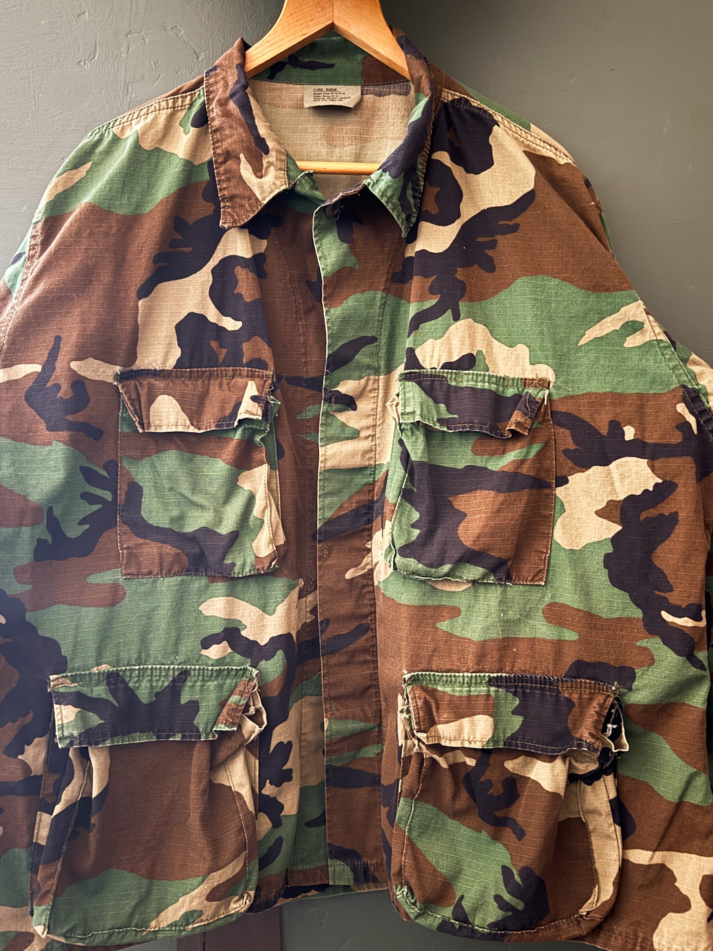 U.S. Woodland Camo Jacket | Vintage