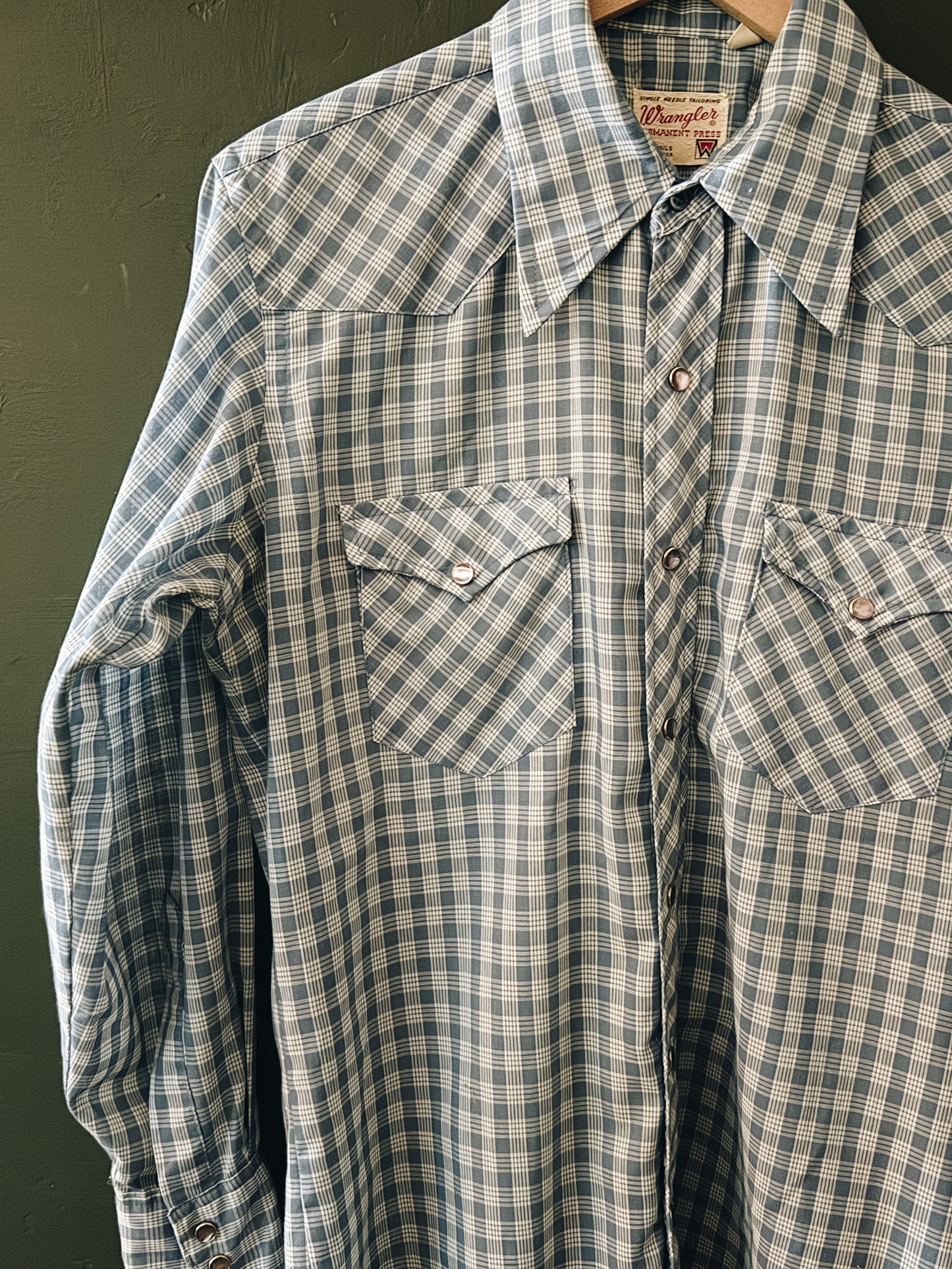 Wrangler Pearl Snap Shirt – Western Tomboy Style | Vintage