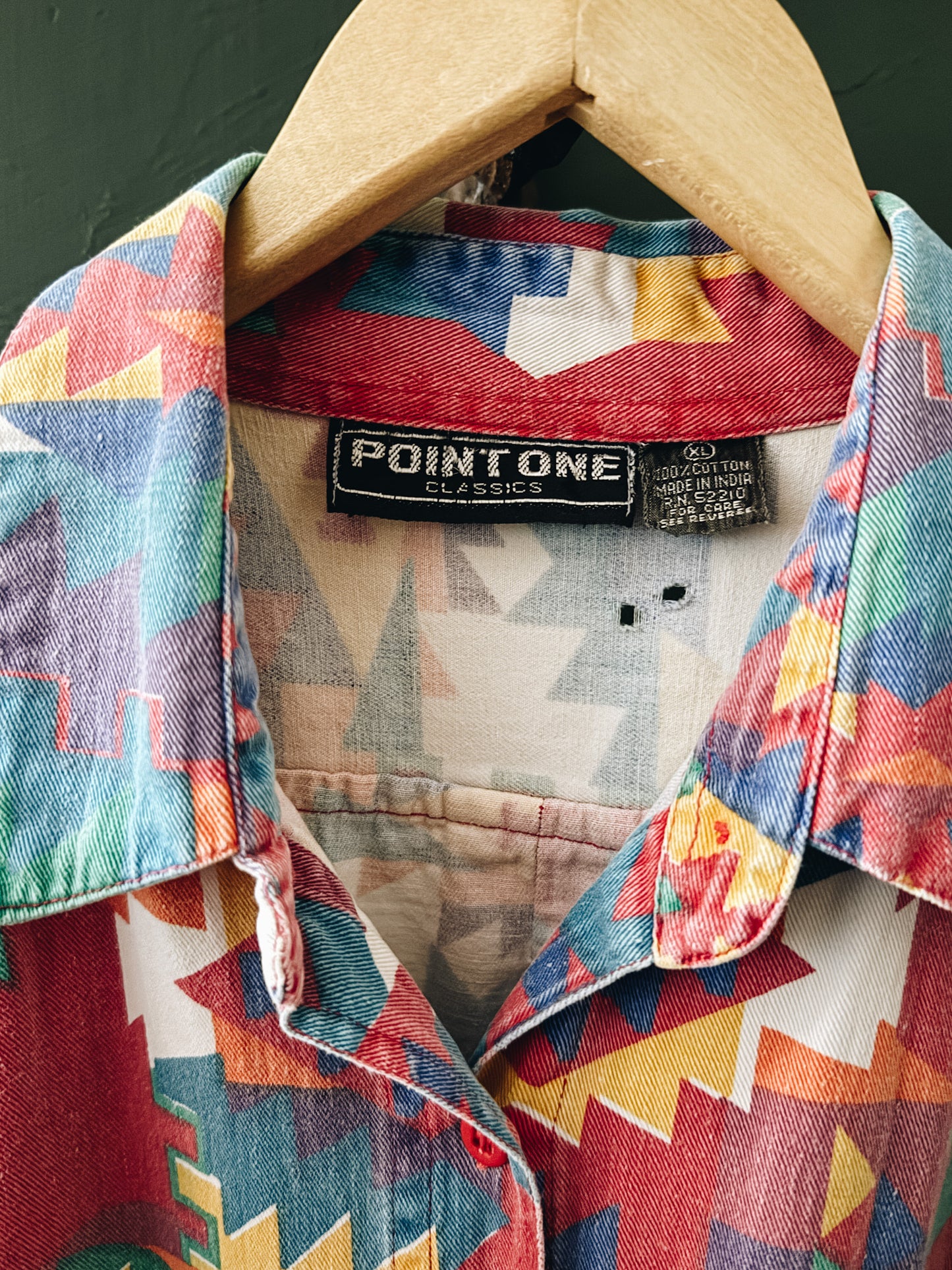 Southwestern Folk Art Shirt — Point One Classics | Vintage