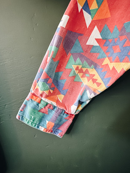 Southwestern Folk Art Shirt — Point One Classics | Vintage
