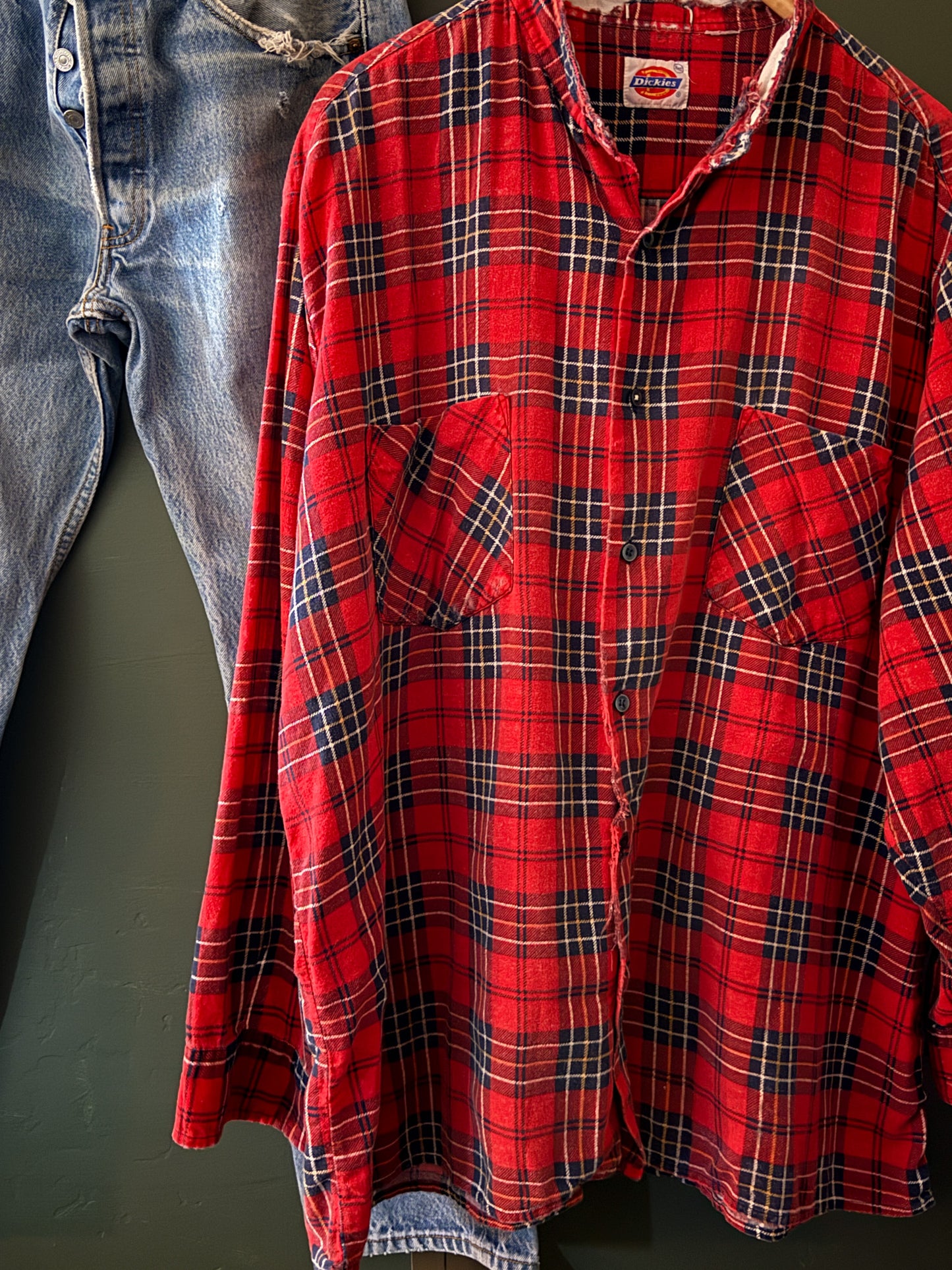 Dickies Work Shirt Flannel | Vintage