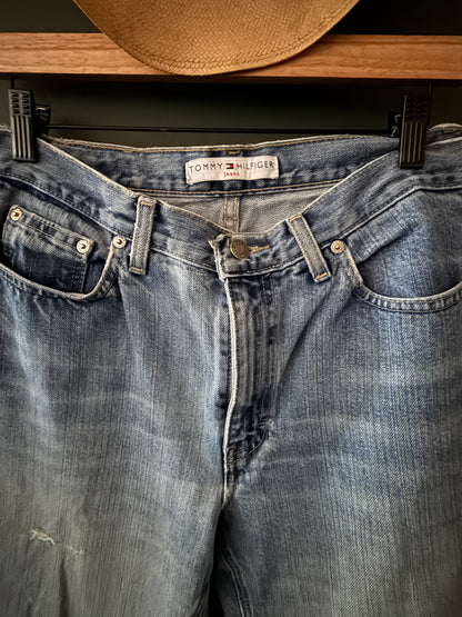 Classic Tommy Hilfiger Thrashed Denim Jeans | Vintage