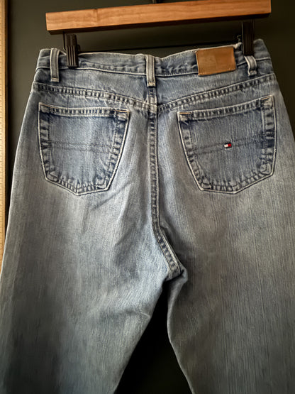Classic Tommy Hilfiger Thrashed Denim Jeans | Vintage