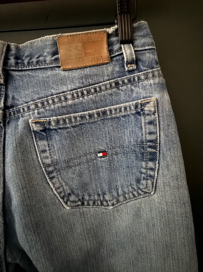 Classic Tommy Hilfiger Thrashed Denim Jeans | Vintage