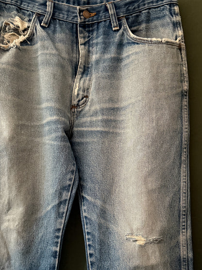 thrashed rustler denim | vintage