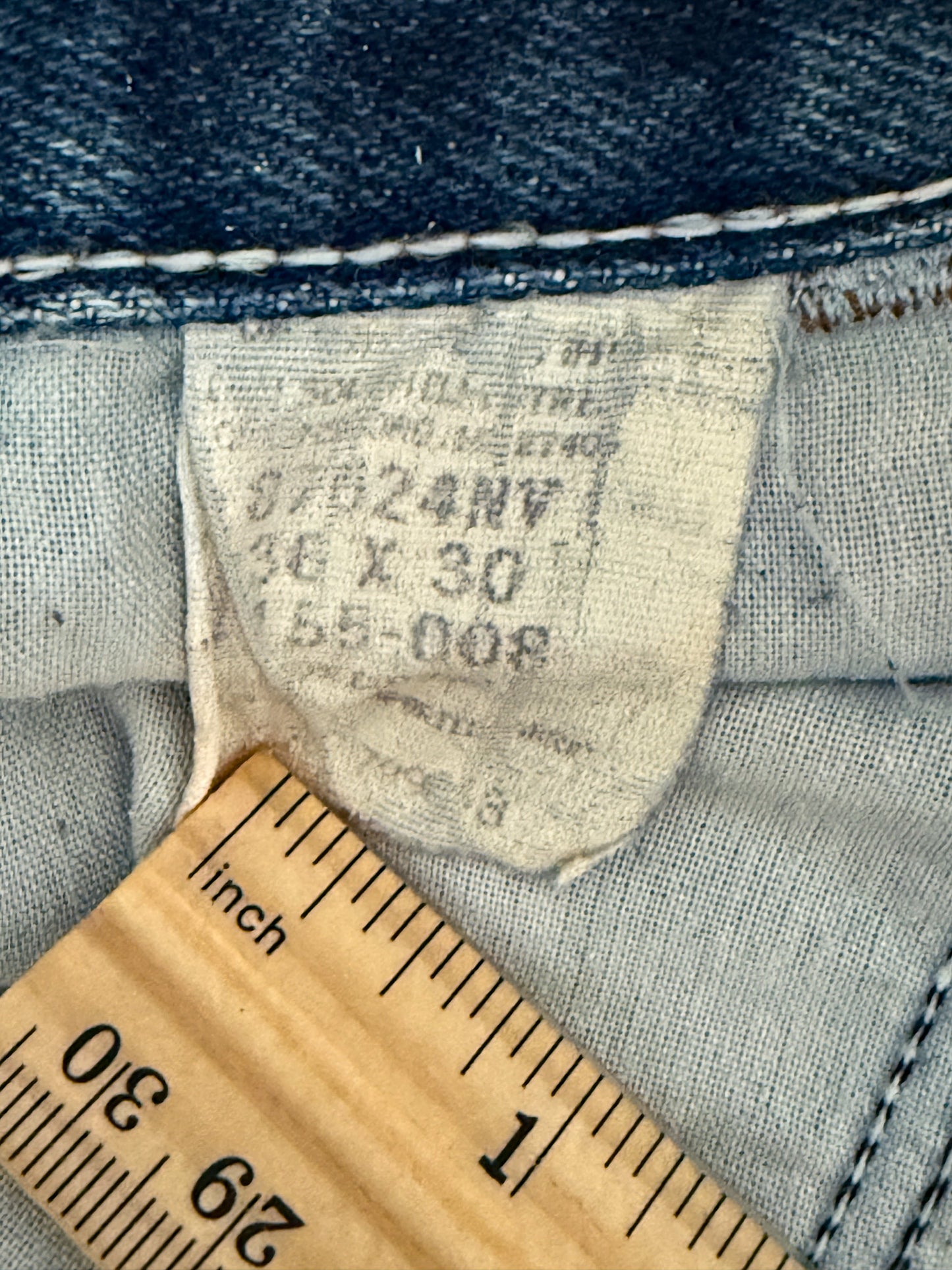 thrashed rustler denim | vintage