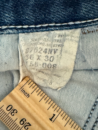 thrashed rustler denim | vintage