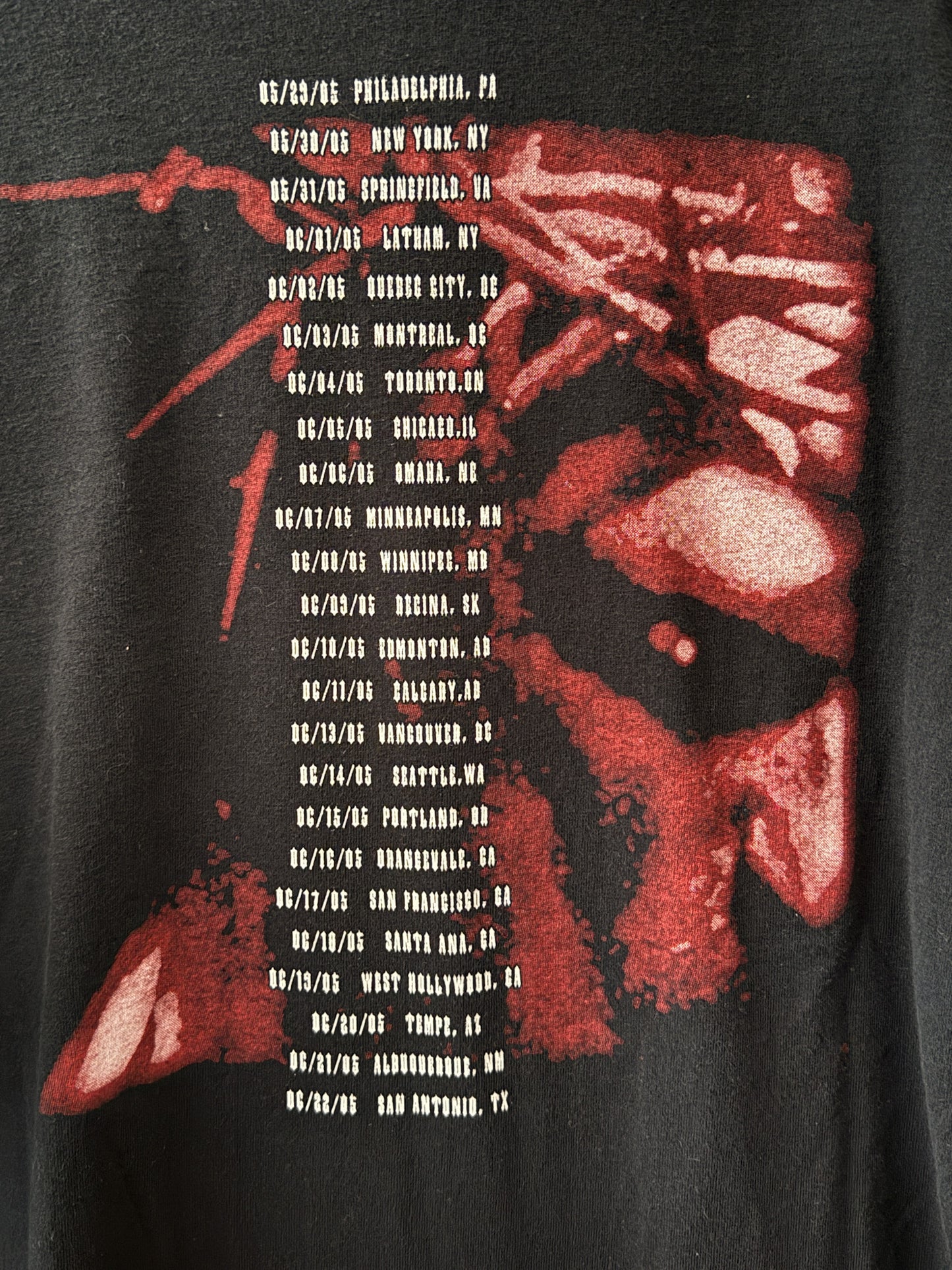 Deicide 2005 Concert Tee | Vintage