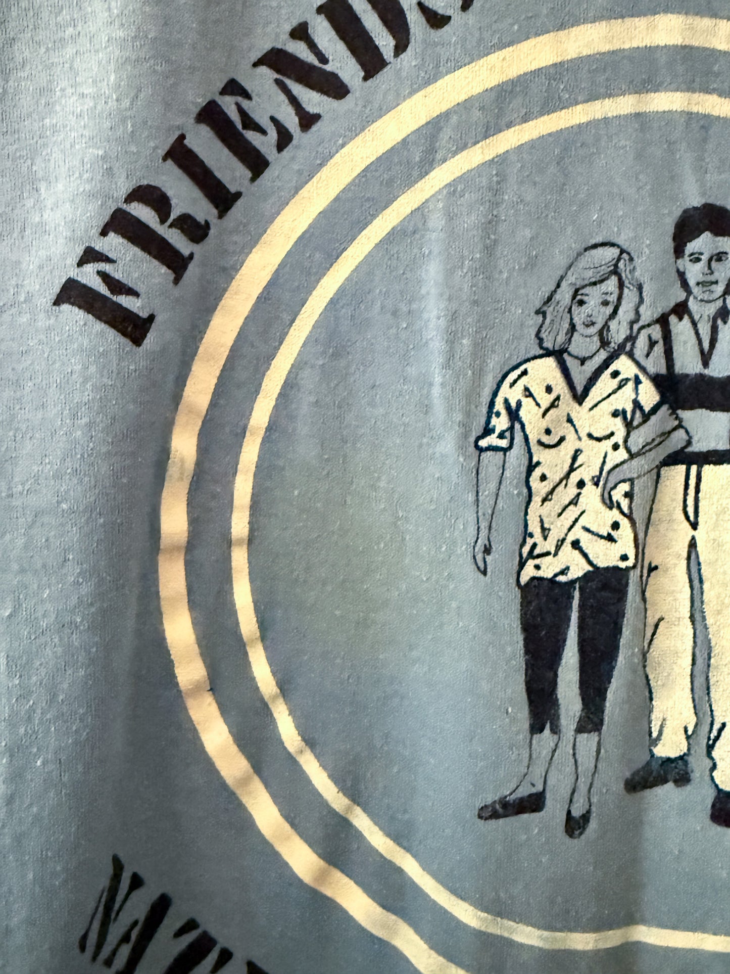 Vintage Baby Blue Single Stitch Tee - Screen Stars | Vintage