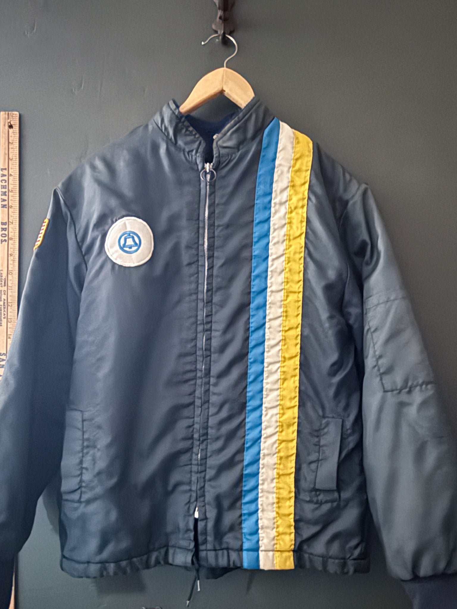 Vintage Pacific Bell jacket, Pac Bell uniform jacket, vintage workwear coat, American utility jacket, 80s field jacket, vintage telecom jacket, vintage military style coat, heritage workwear