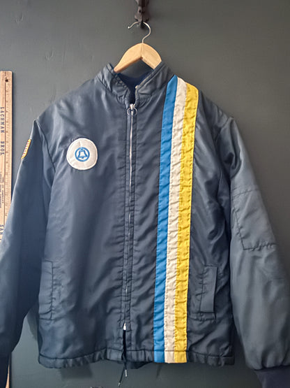 Vintage Pacific Bell jacket, Pac Bell uniform jacket, vintage workwear coat, American utility jacket, 80s field jacket, vintage telecom jacket, vintage military style coat, heritage workwear