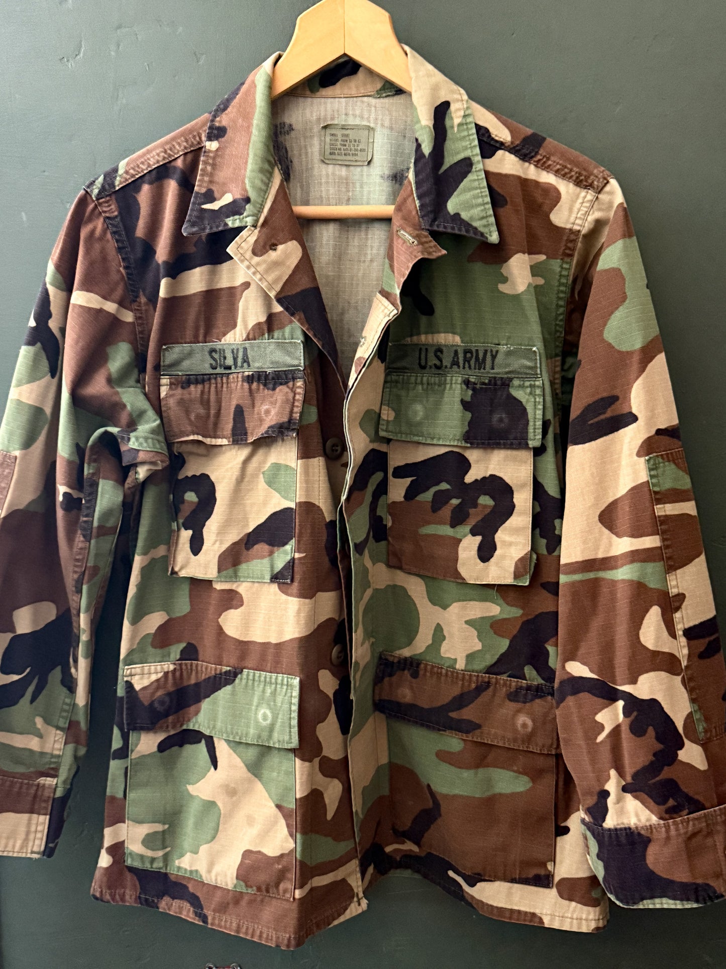 US Army Woodland Camo Jacket | Vintage