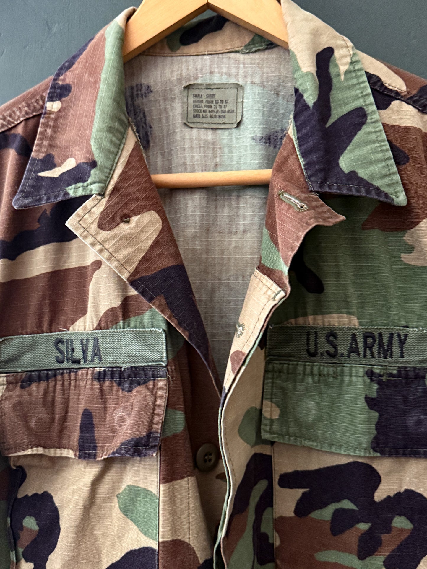 US Army Woodland Camo Jacket | Vintage