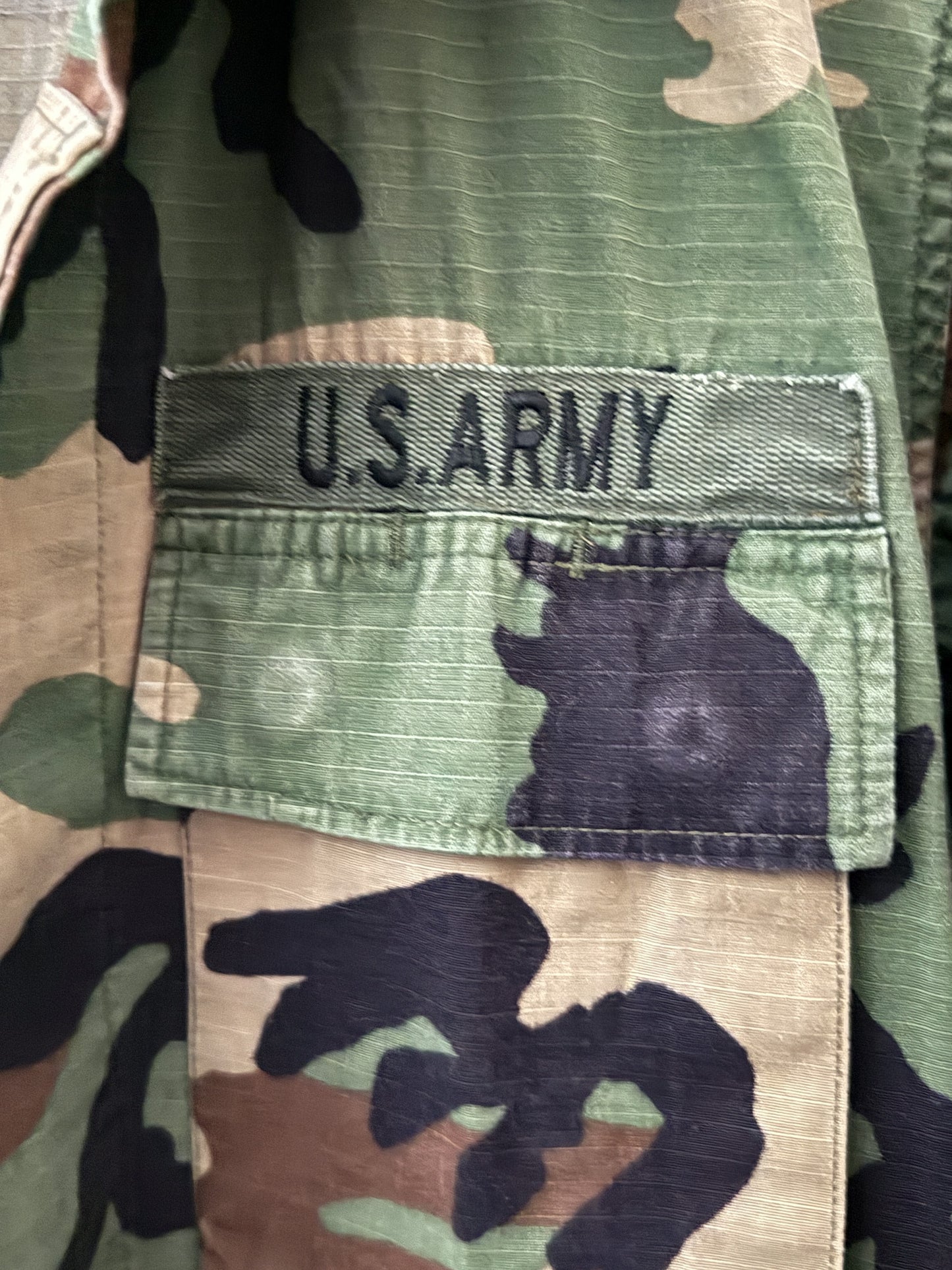 US Army Woodland Camo Jacket | Vintage