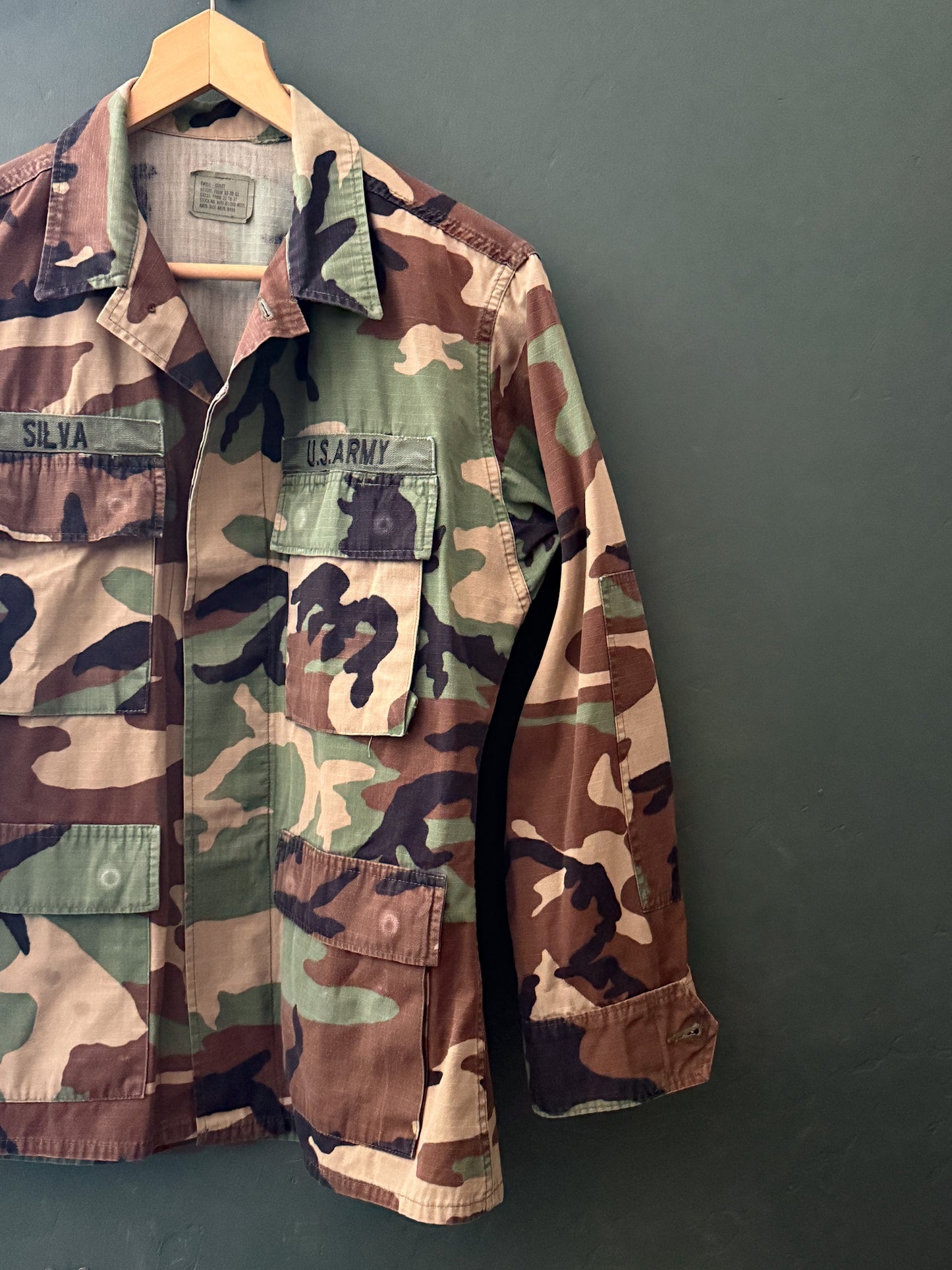 US Army Woodland Camo Jacket | Vintage