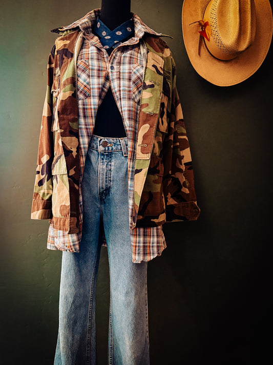 US Army Woodland Camo Jacket | Vintage