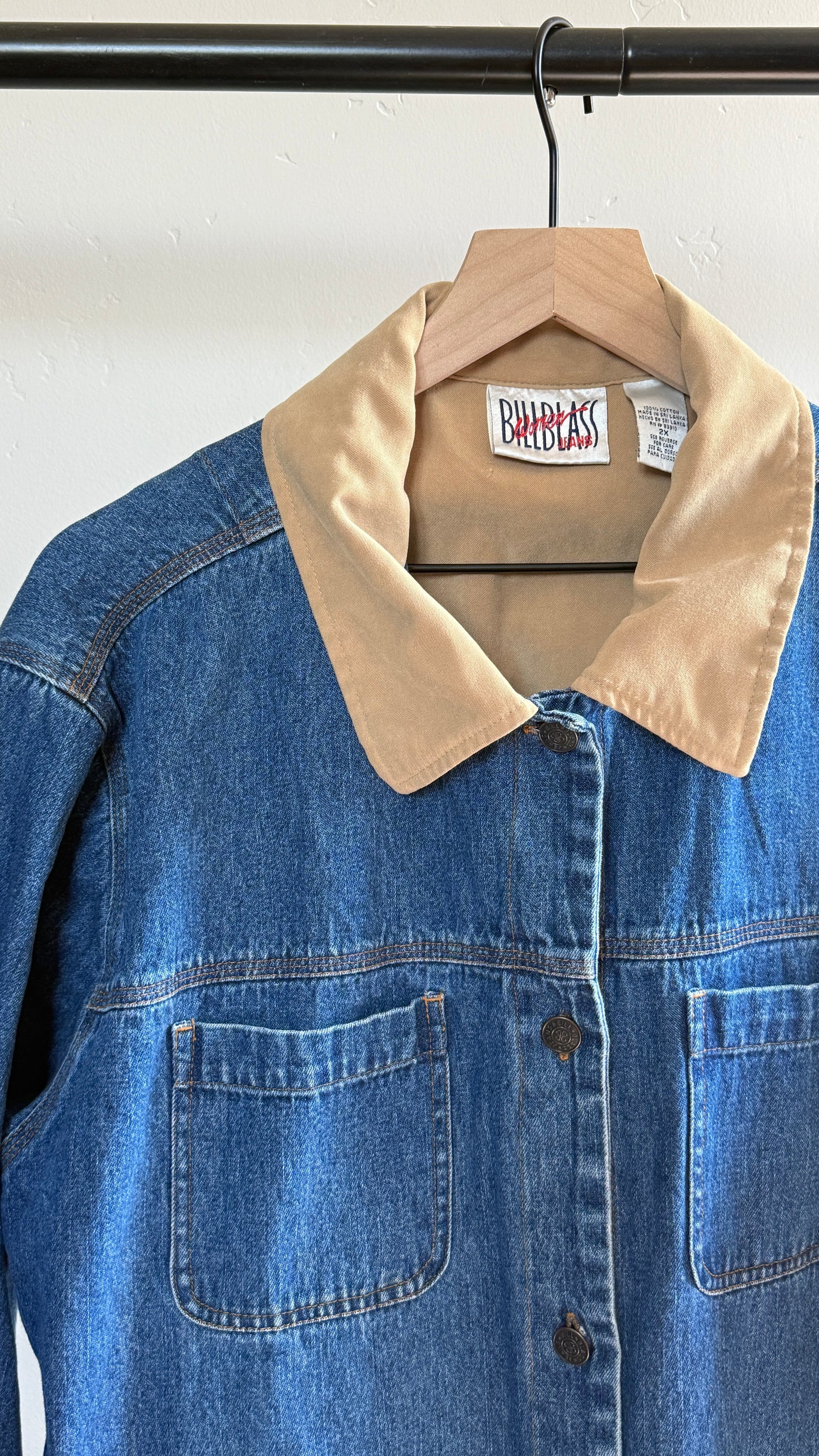 Vintage Denim Chore Coat