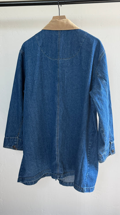 Vintage Denim Chore Coat