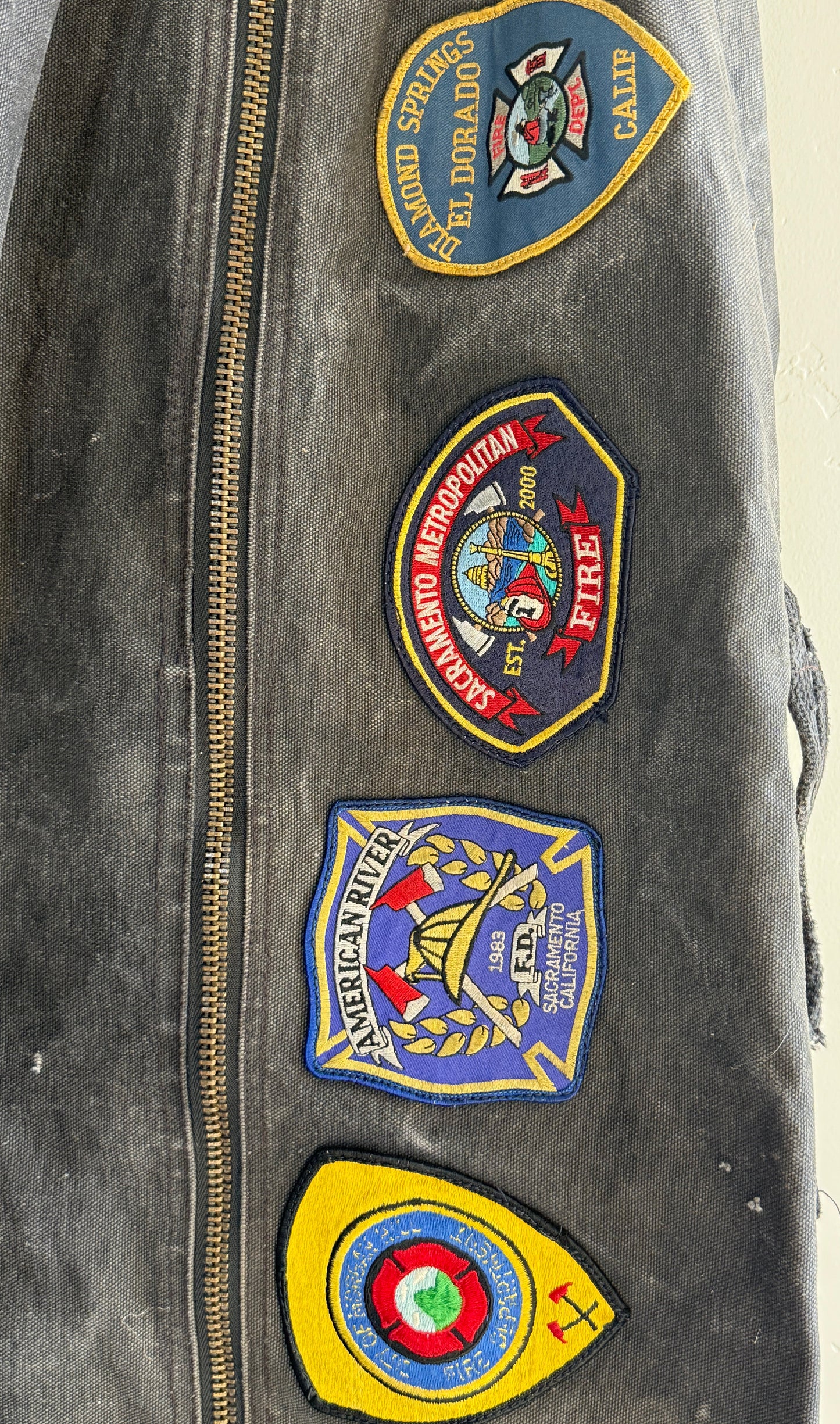 Extra Large Vintage Canvas Bag – Distressed