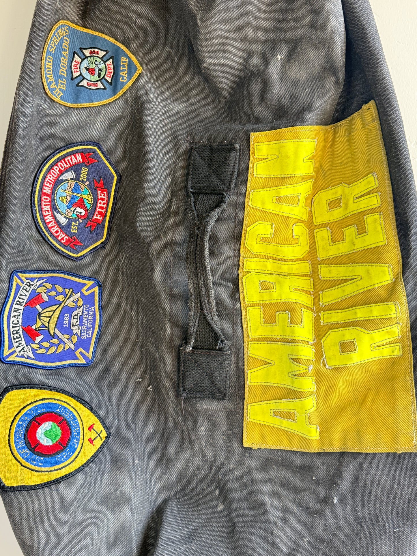 Extra Large Vintage Canvas Bag – Distressed