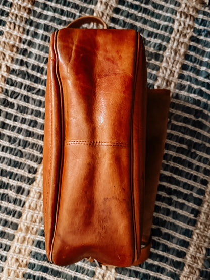 vintage leather boho bag