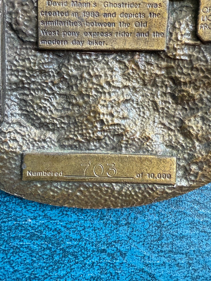 EasyRiders Belt Buckle - David Mann’s legendary “Ghostrider” - super rare buckle