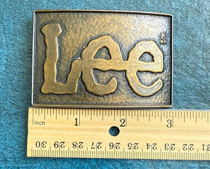 Vintage Lee Belt Buckle – Brass