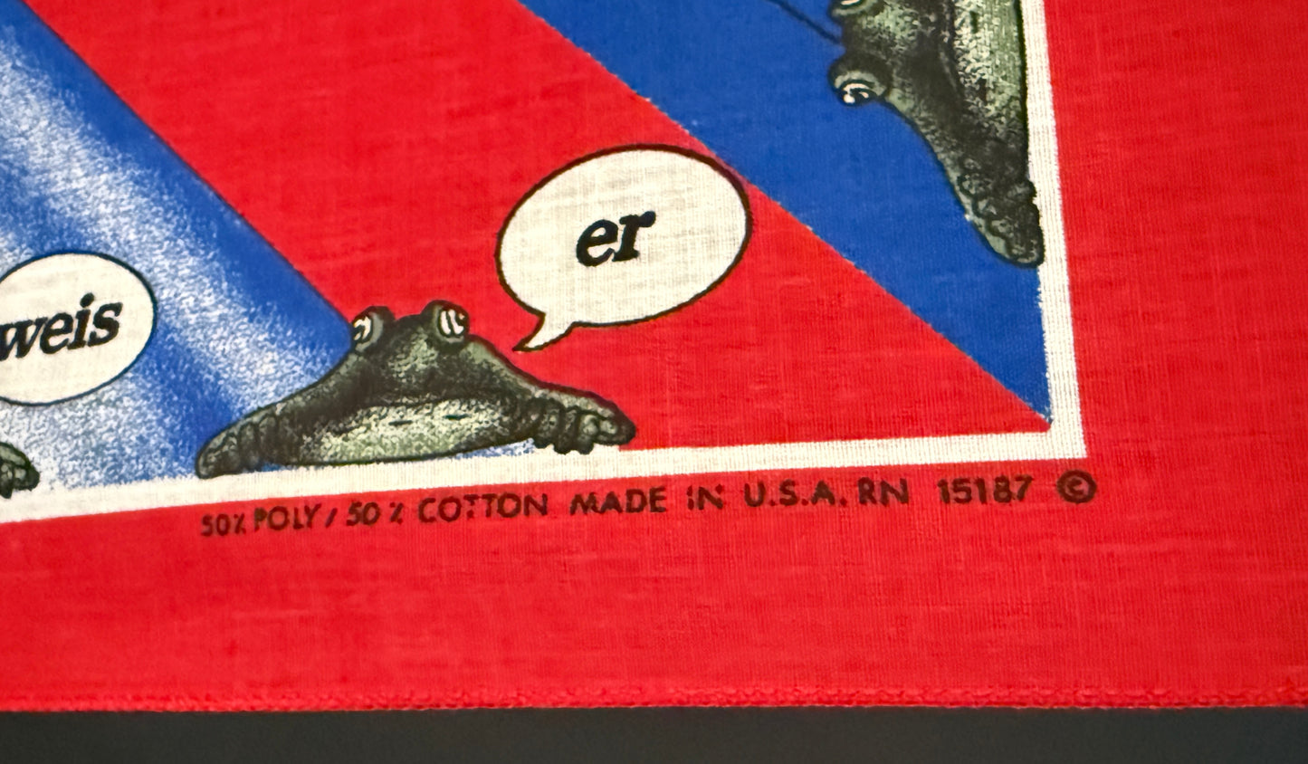 Vintage Budweiser Frog Bandana – 1995