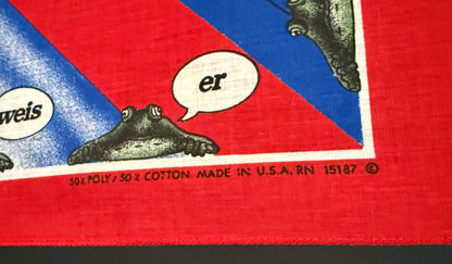 Vintage Budweiser Frog Bandana – 1995