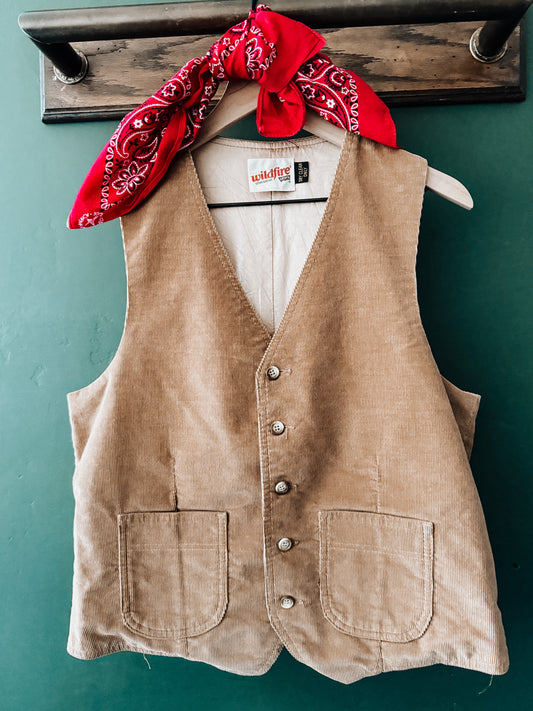 Vintage Levi’s Wildfire Corduroy Vest