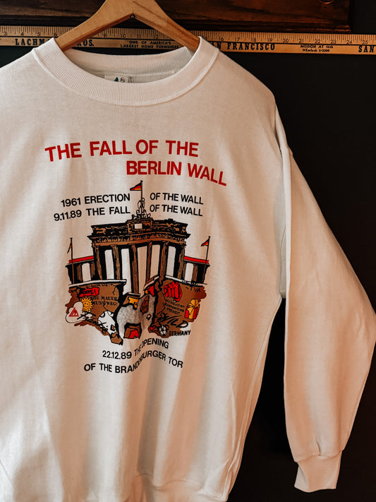 Vintage Berlin Wall Graphic Sweatshirt