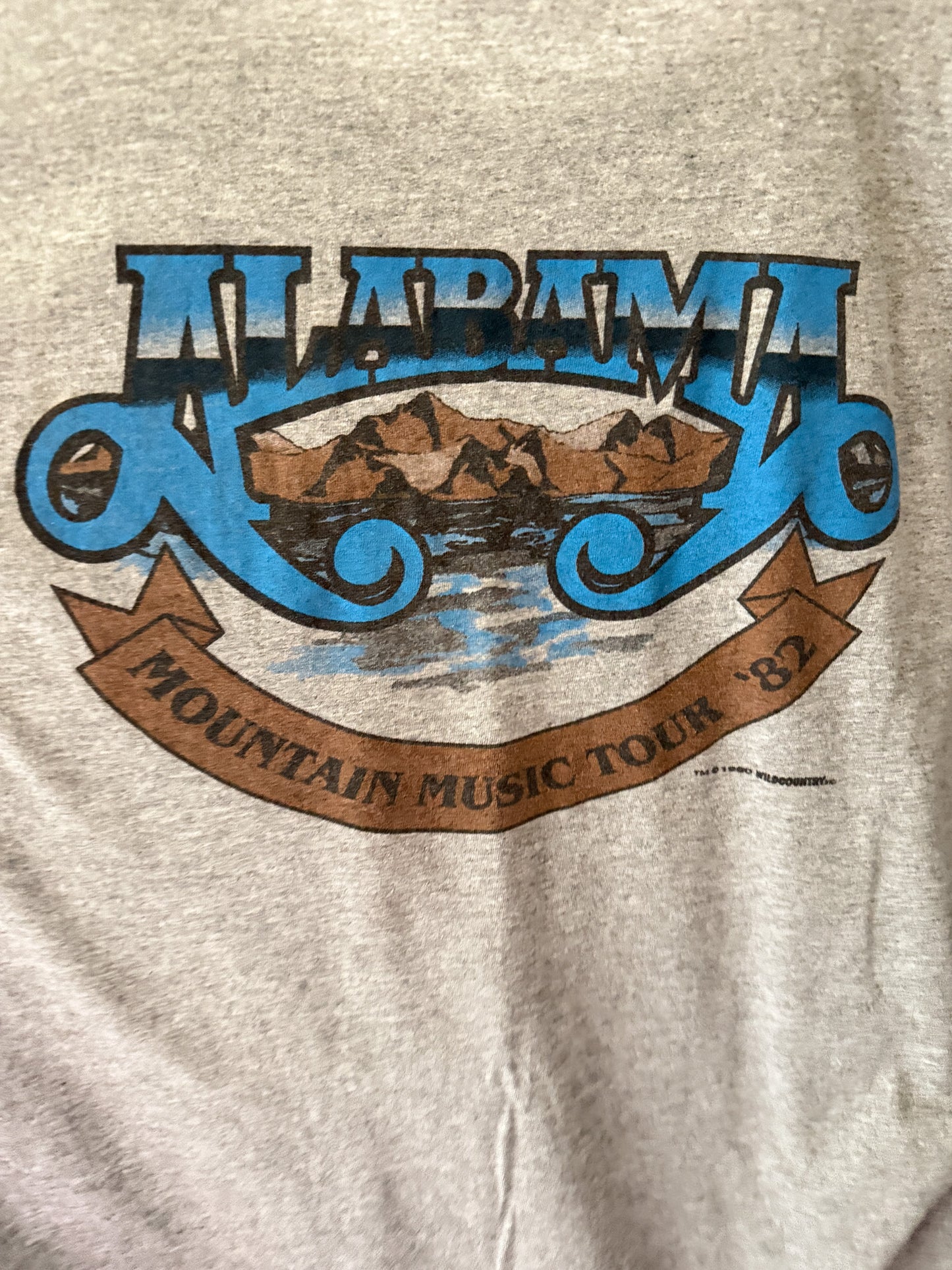 1982 Alabama Mountain Music Tour Tee