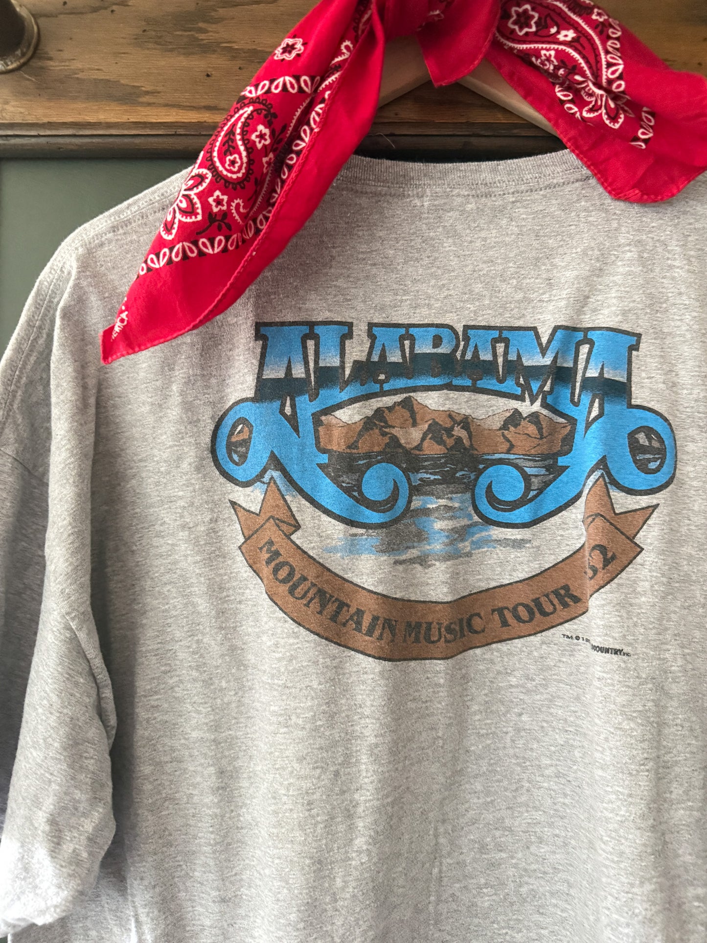 1982 Alabama Mountain Music Tour Tee