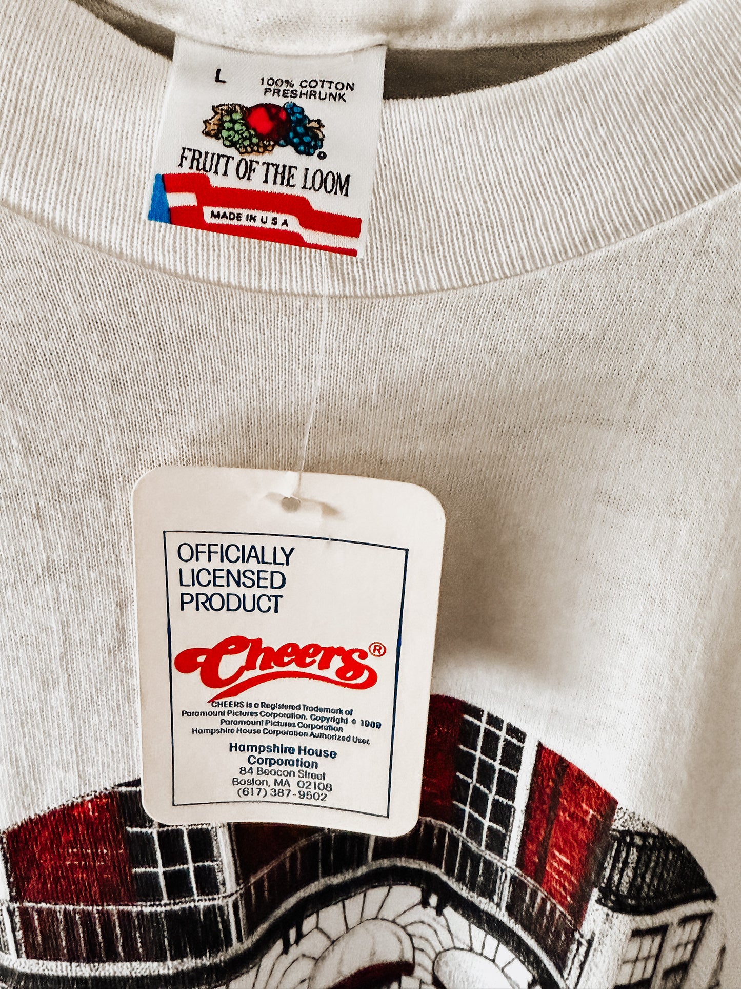 Vintage CHEERS Bar Graphic T-Shirt