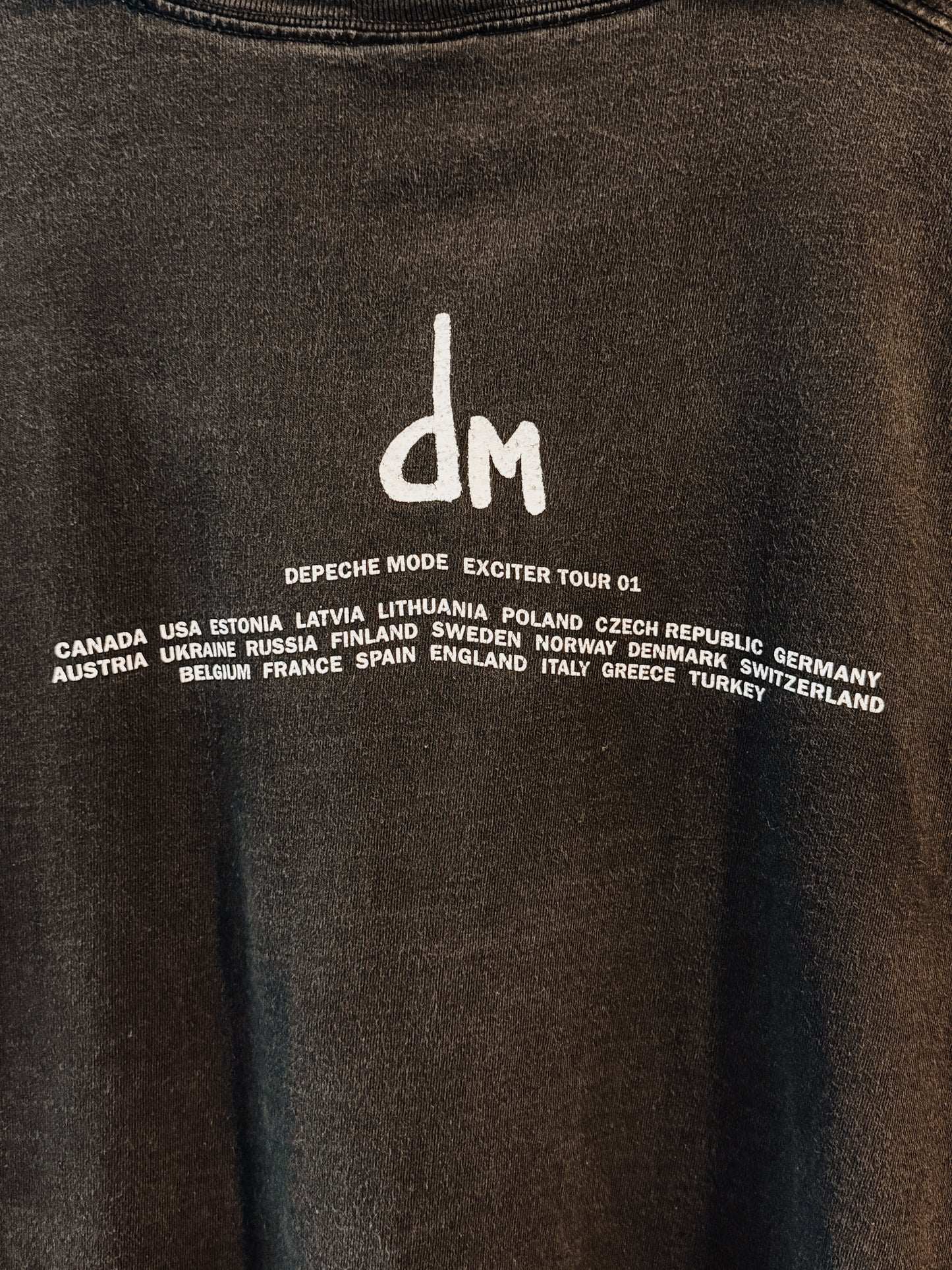 Vintage Depeche Mode Exciter Tour 2001 Tee