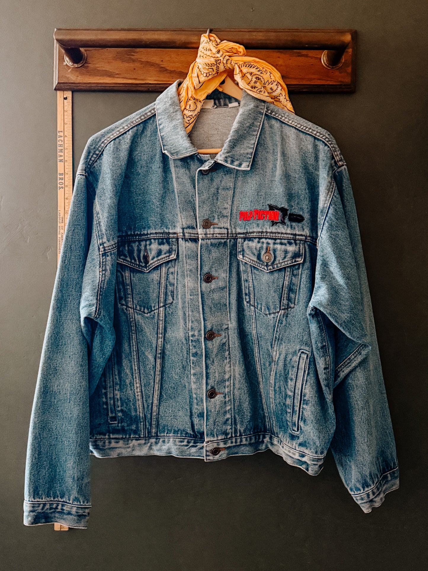 Vintage 90s Pulp Fiction Denim Jacket