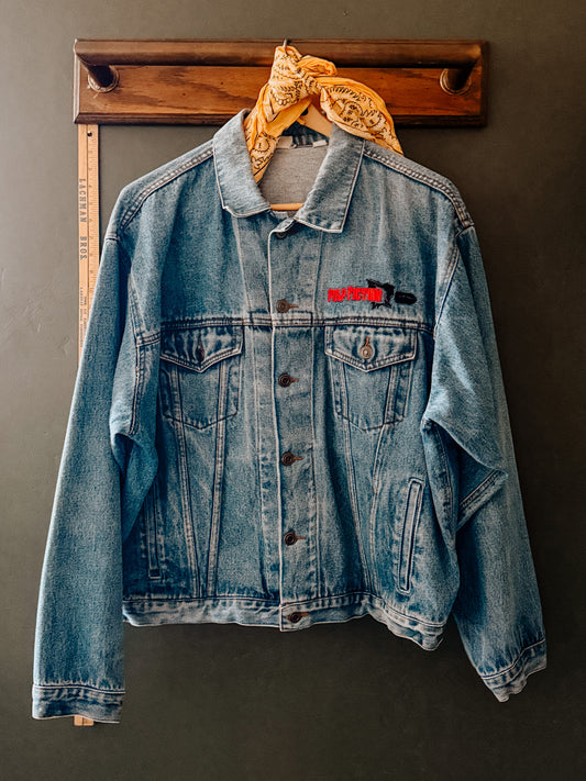 Vintage 90s Pulp Fiction Denim Jacket