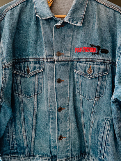 Vintage 90s Pulp Fiction Denim Jacket