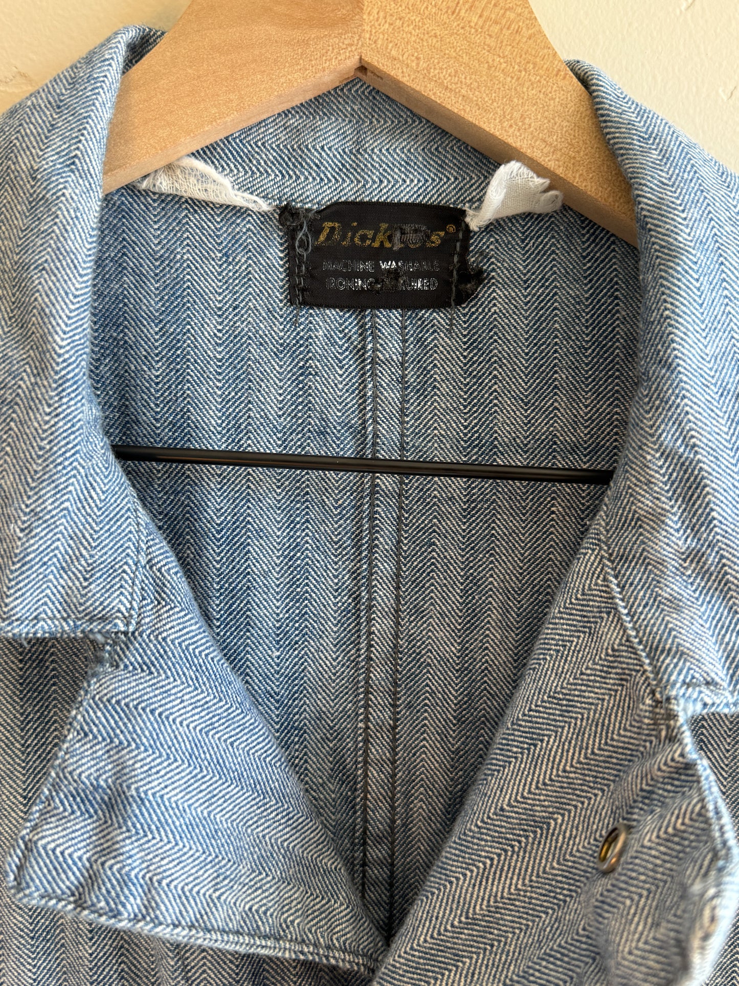 Vintage Dickies Herringbone Workwear Jumpsuit/Coveralls