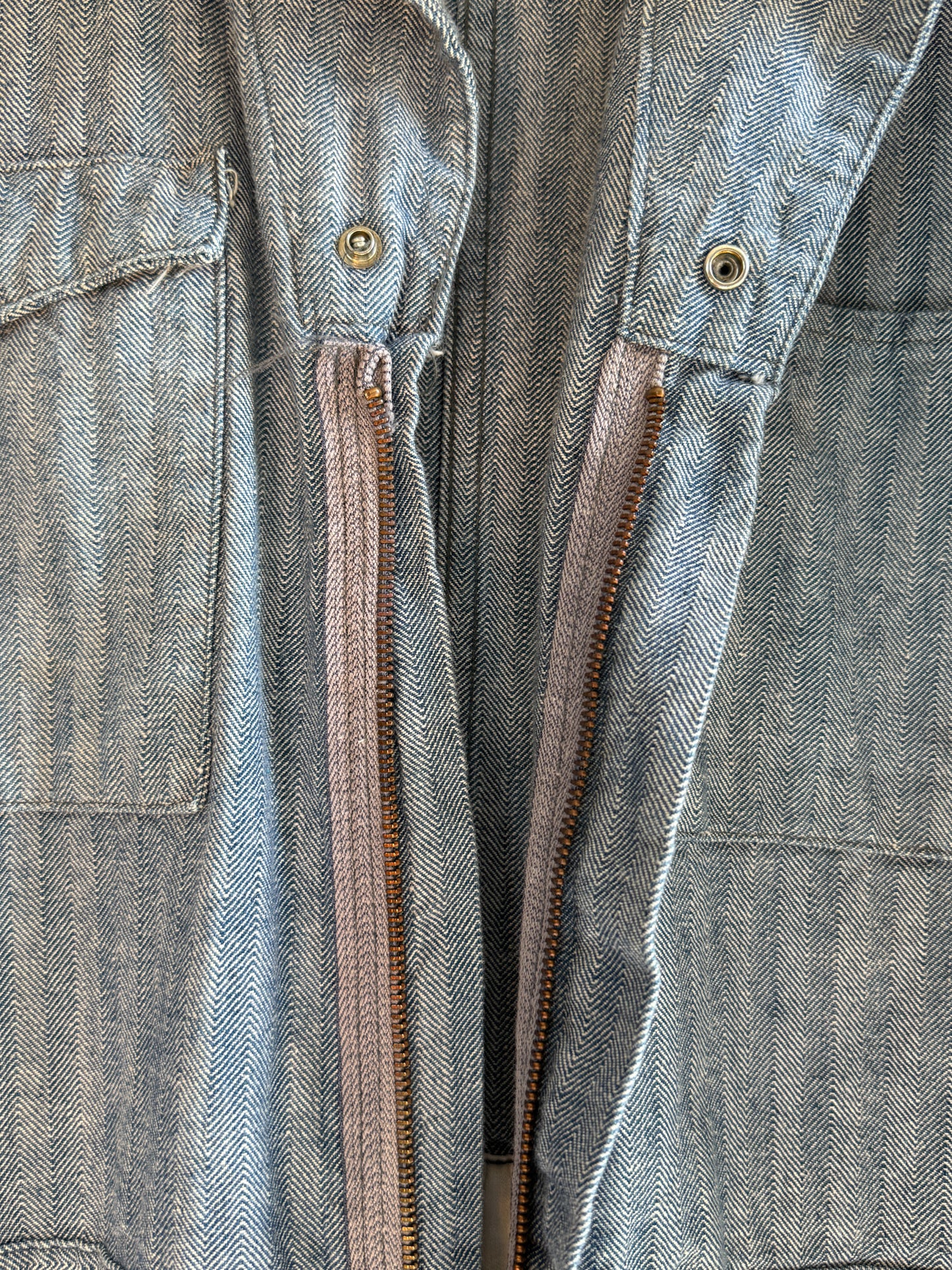 Vintage Dickies Herringbone Workwear Jumpsuit/Coveralls